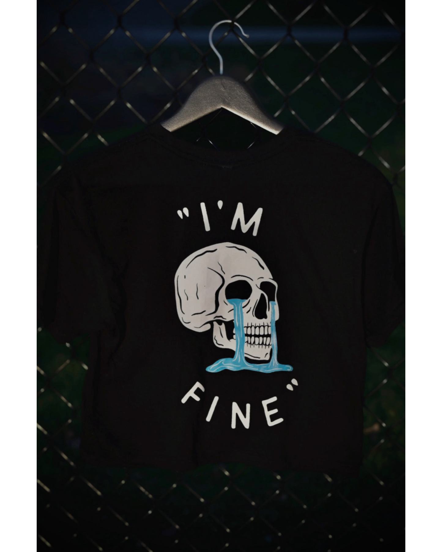 "I'M FINE" Crop Top