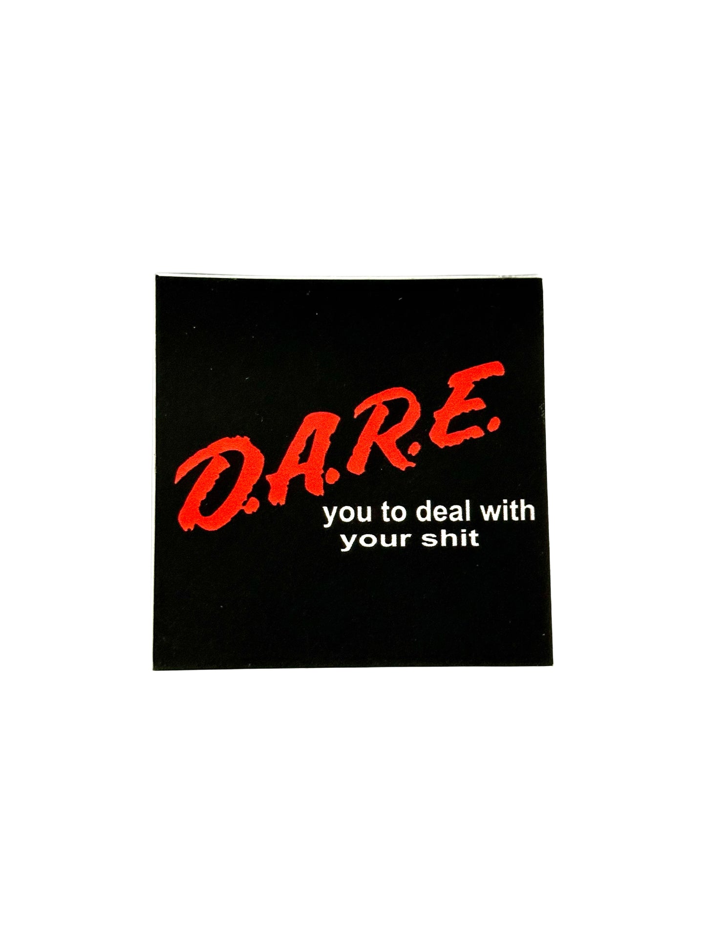 D.A.R.E. Square Sticker