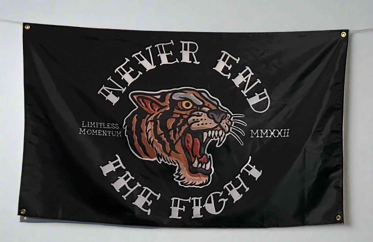 "Never End The Fight" Flag