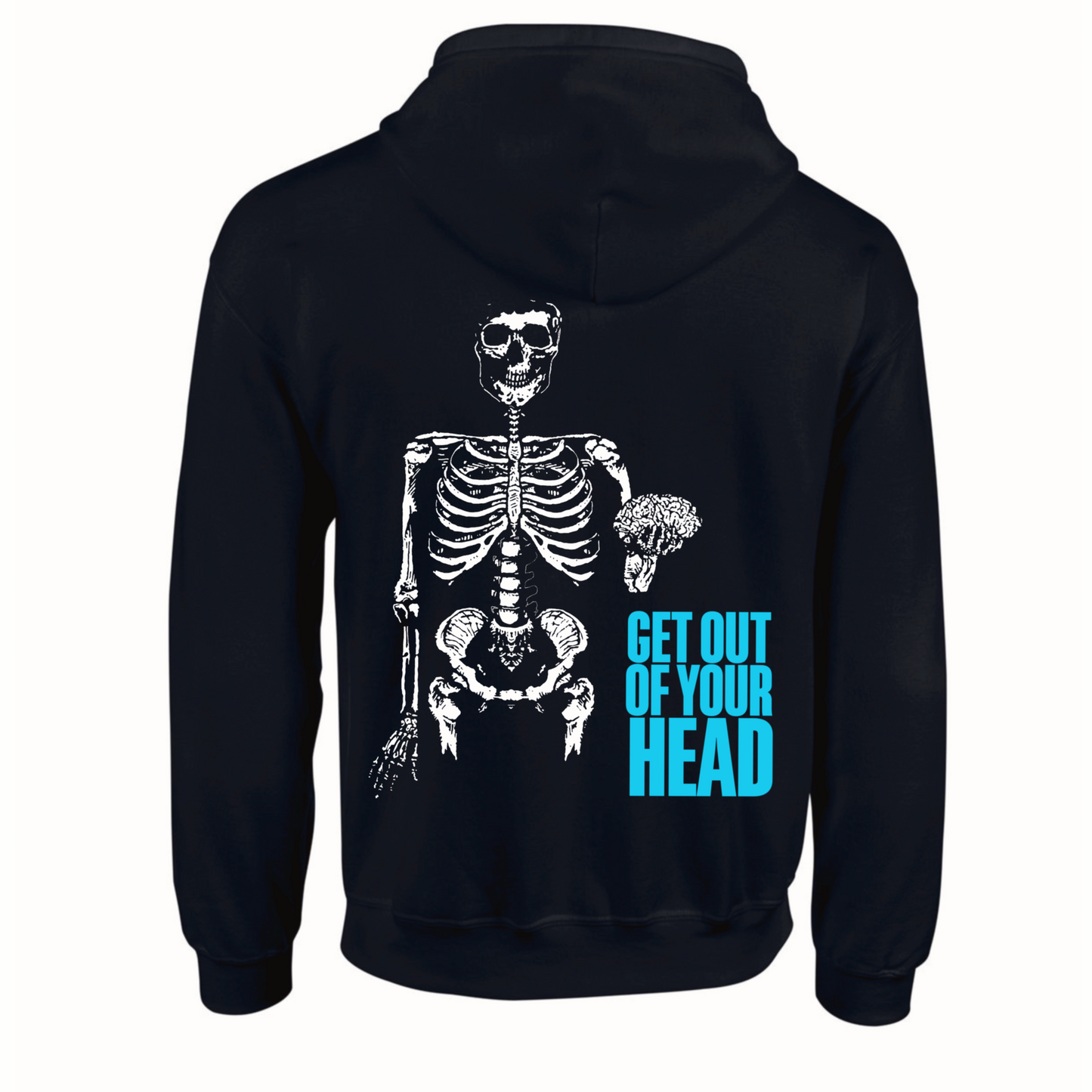"Get Out of Your Head" Zip-Up (Blue)