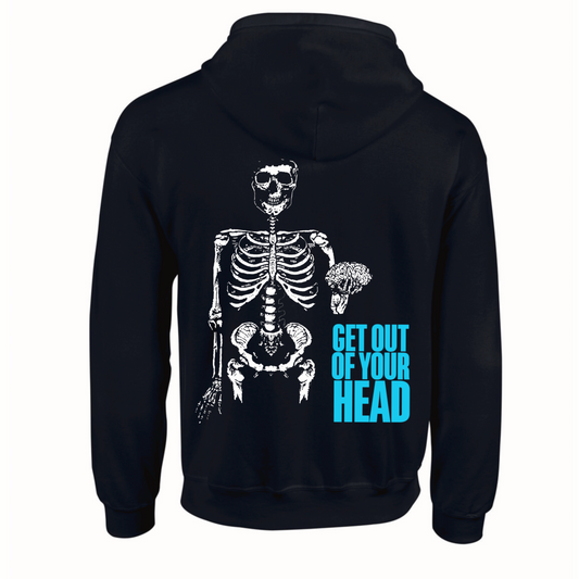 "Get Out of Your Head" Zip-Up (Blue)