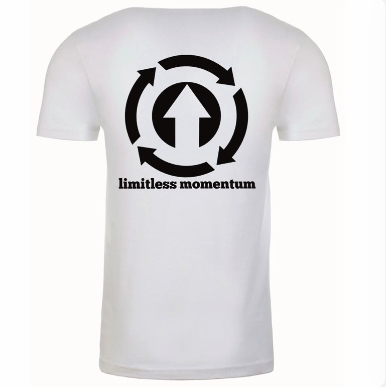 "Just Show Up" Tee - White