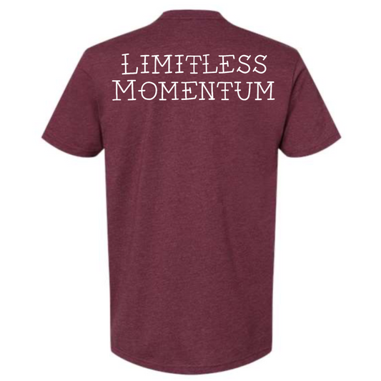 "You're Not Finished" Tee - Heather Maroon