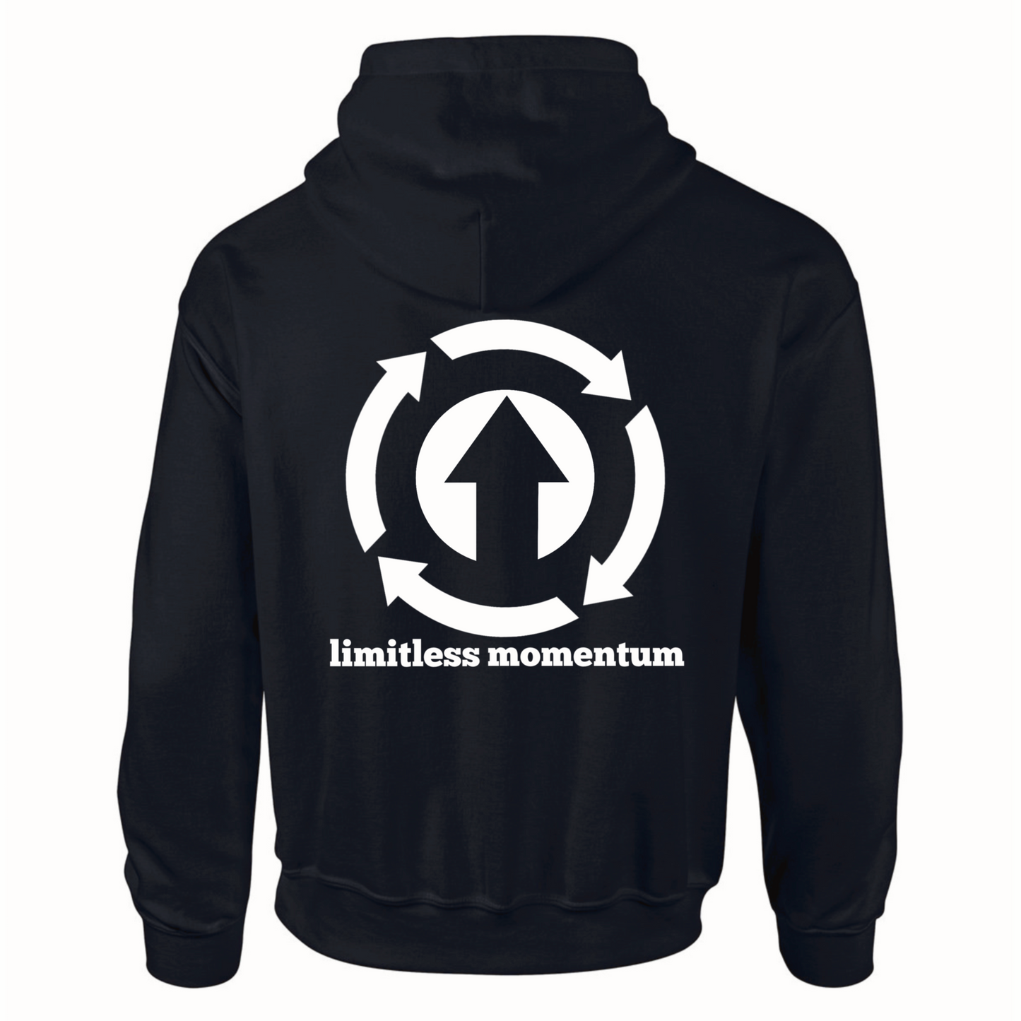 "Just Show Up" Hoodie - Black