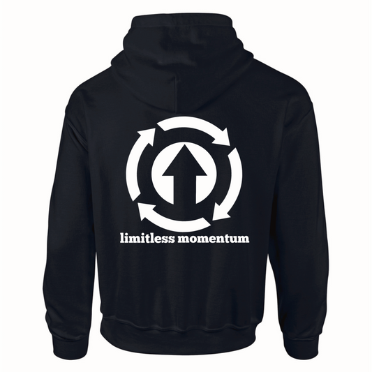 "Just Show Up" Hoodie - Black