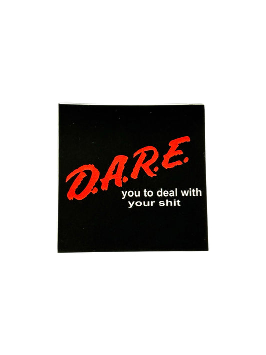 D.A.R.E. Square Sticker