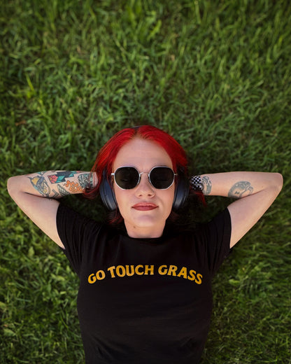 Go Touch Grass Tee (Orange)